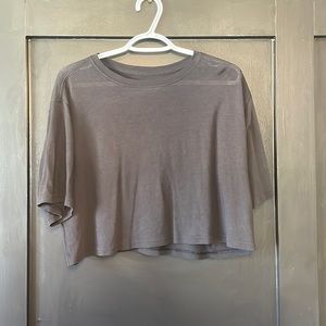 lululemon crop tee